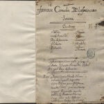 Primera página del manuscrito de Lope de Vega