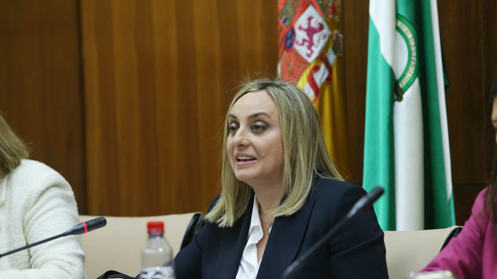 Marifrán Carazo, en el Parlamento de Andalucía. JUNTA