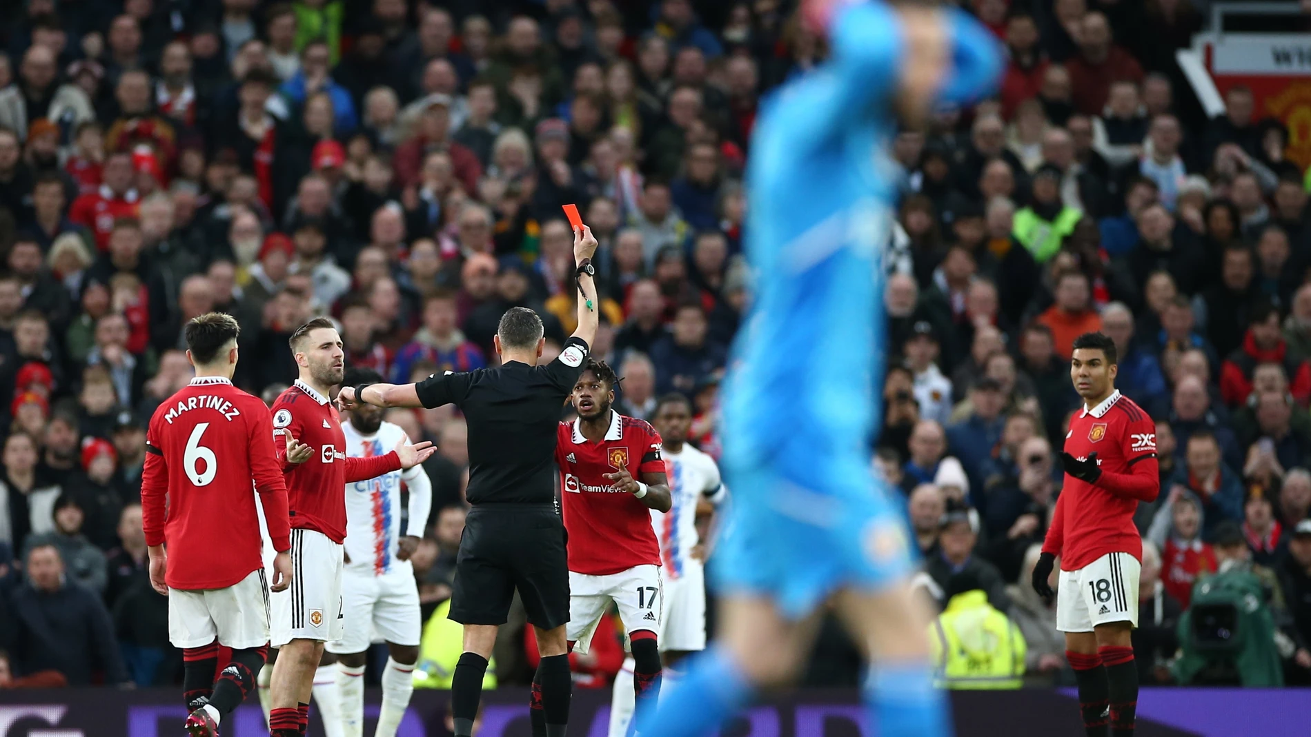 Casemiro ha visto la primera tarjeta roja de su carrera