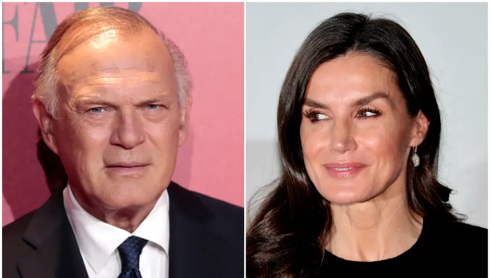 Pedro Piqueras y la Reina Letizia