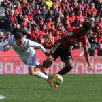 Dani Ceballos y Baba en el Mallorca-Real Madrid de LaLiga