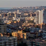 Vista panorámica de la ciudad de Málaga