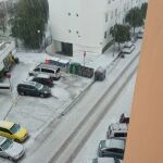 Así ha sido la espectacular granizada que ha caído en Sanlúcar de Barrameda 