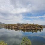 Embalse de Olivargas, en Huelva