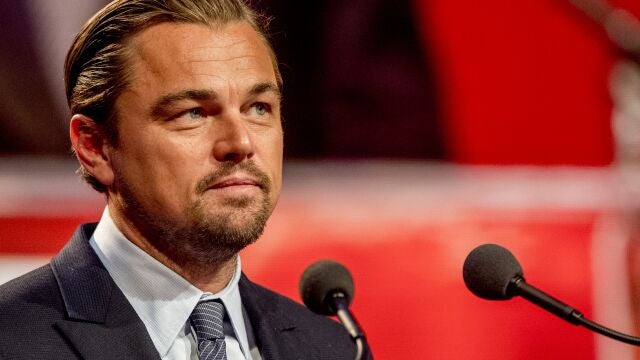 Leonardo Di Caprio during the annual Goed Geld Gala in theater Carre.