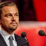 Leonardo Di Caprio during the annual Goed Geld Gala in theater Carre.