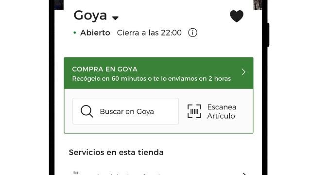 "Modo Tienda" en su app