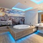 Detalle de una de las habitaciones de Hotel Mayorazgo, en Madrid