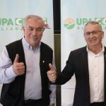 Aurelio González (Upa) y Lorenzo Rivera (Coag), de la Alianza
