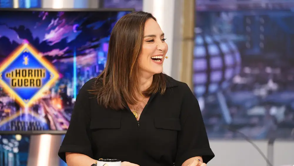 Tamara Falcó con mono de Zara.
