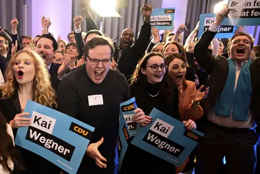 La derecha conquista Berlín mientras el SPD y Los Verdes se disputan la segunda plaza La derecha conquista Berlín mientras el SPD y Los Verdes se disputan la segunda plaza