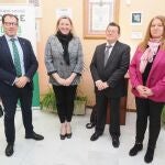 Ismael Pérez, Isabel Blanco, Ángel Sánchez y Araceli de las Heras