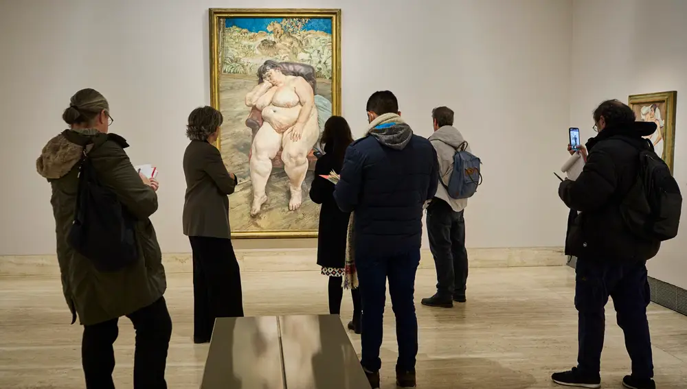 Una de las obras de Freud que se muestran en el Museo Thyssen