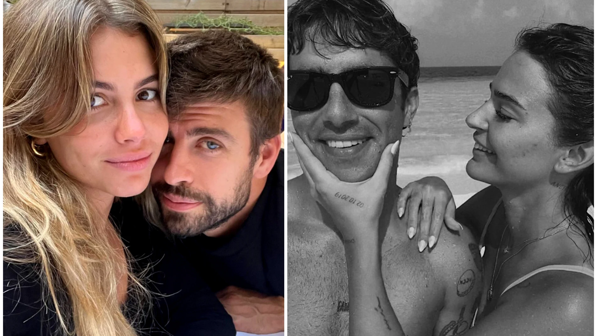 Gerard Piqué, Clara Chía, Laura Escanes y Álvaro de Luna
