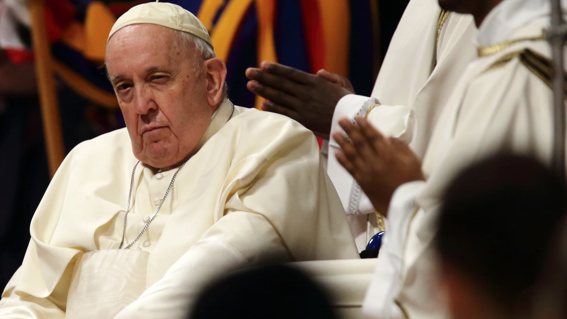El Papa Francisco durante una misa