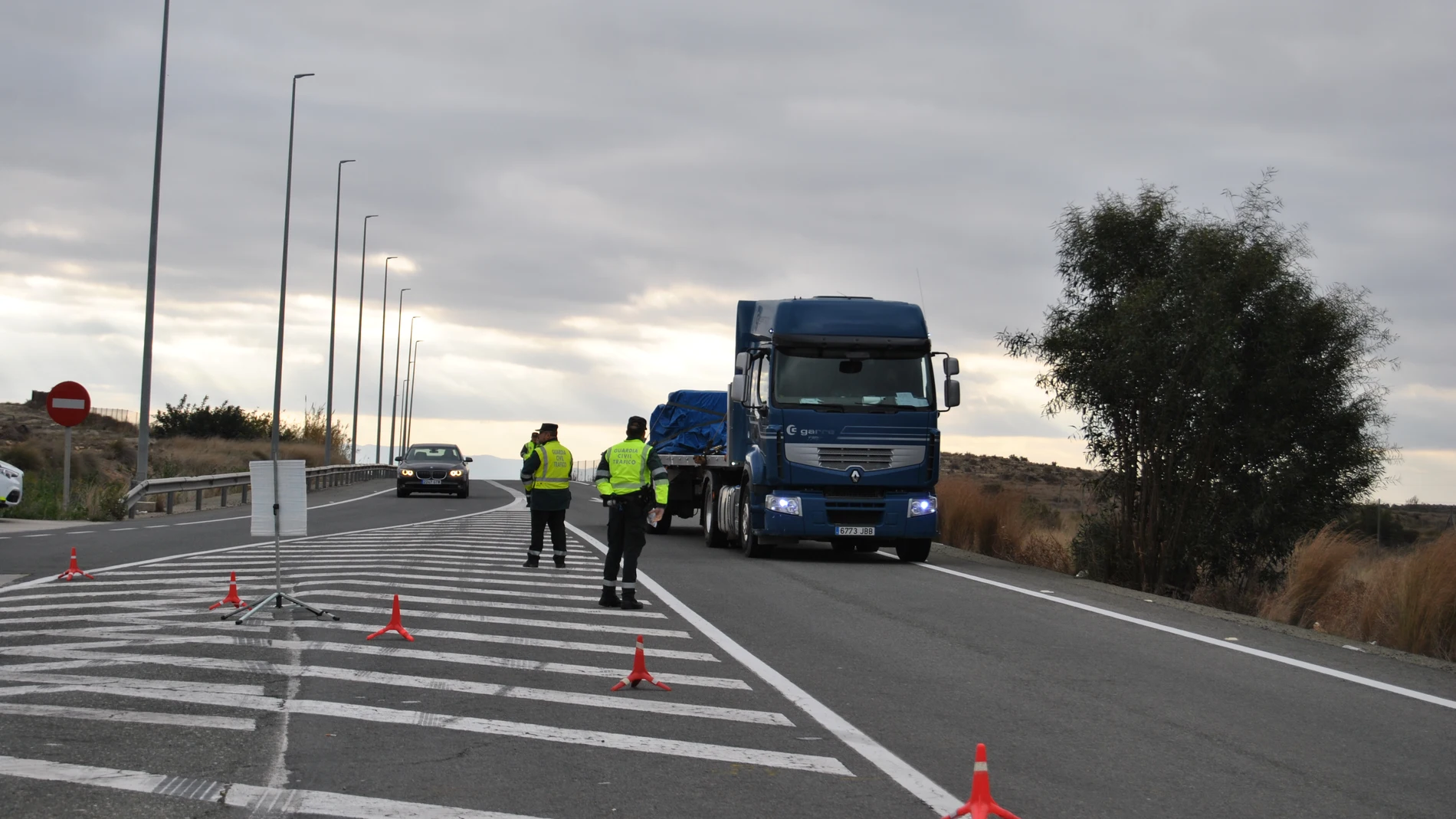 Los camiones, implicados en el 13 % de los accidentes mortales en las carreteras murcianas