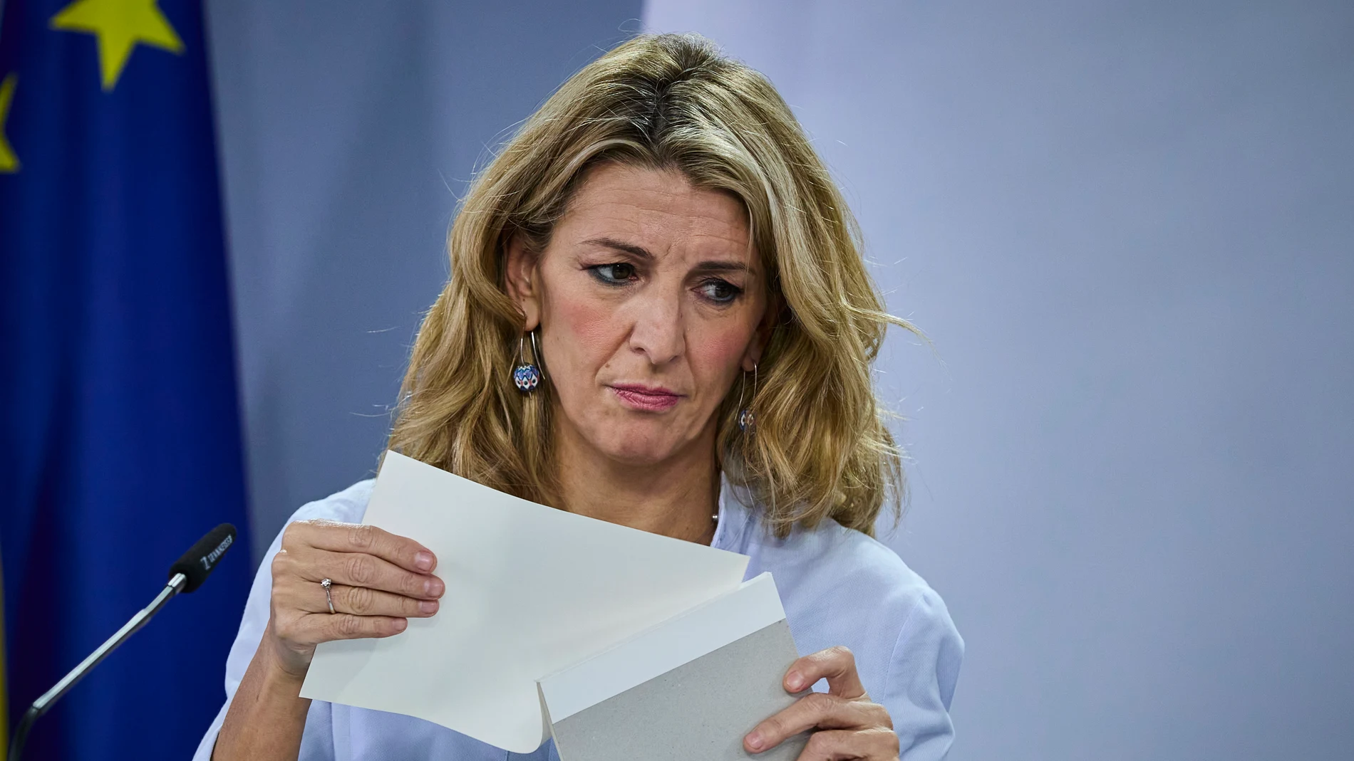 La vicepresidenta segunda y ministra de Trabajo y Economía Social, Yolanda Díaz