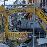 Reportaje obras en la calle Ponzano de Madrid