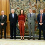 Presentación de informe sobre violencia de género ante la reina Letizia