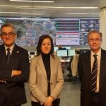  la directora de Transportes y Logística de la Consejería de Movilidad y Transformación Digital, Laura Paredes, visita el centro de la Comunidad de Madrid