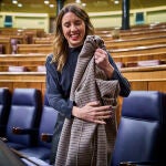 Irene Montero, ministra de Igualdad, durante la sesión de control al Gobierno en el Congreso