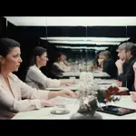 Macarena Olona durante la entrevista