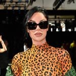 La actriz Carmen Jedet en el desfile de Andrés Sardá en la MBFW de Madrid