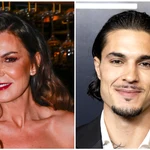 Mar Flores y su hijo, Carlo Costanzia