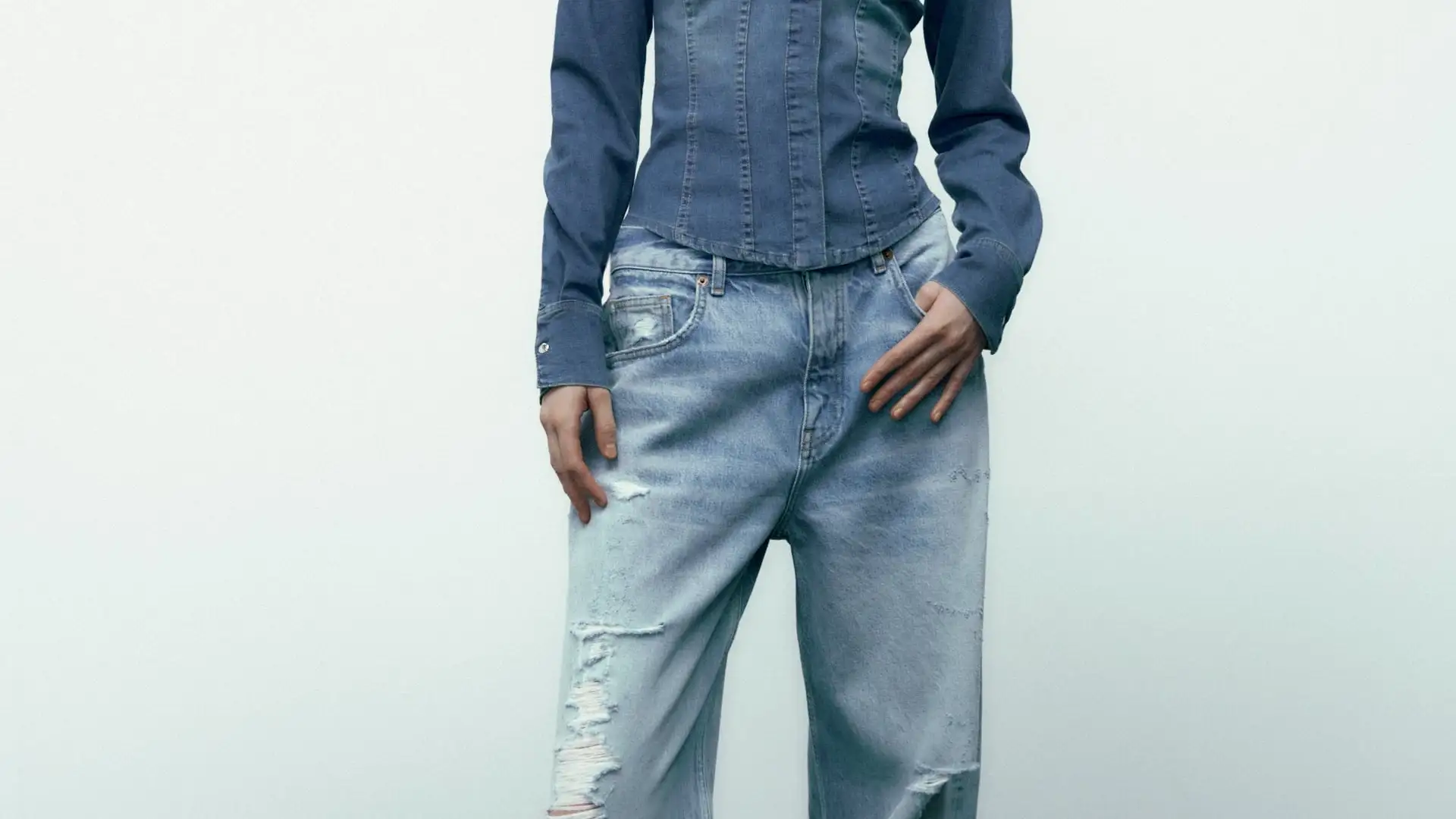 'total look denim' de Zara