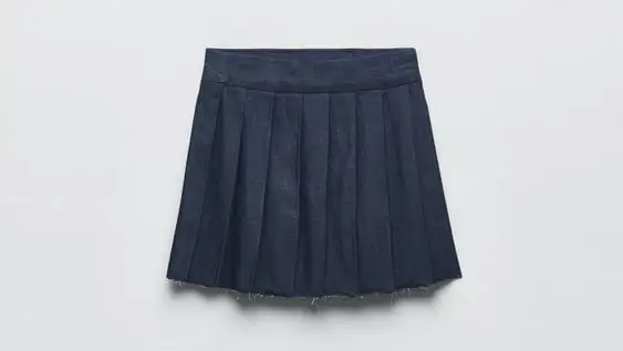 FALDA DENIM MINI TABLAS