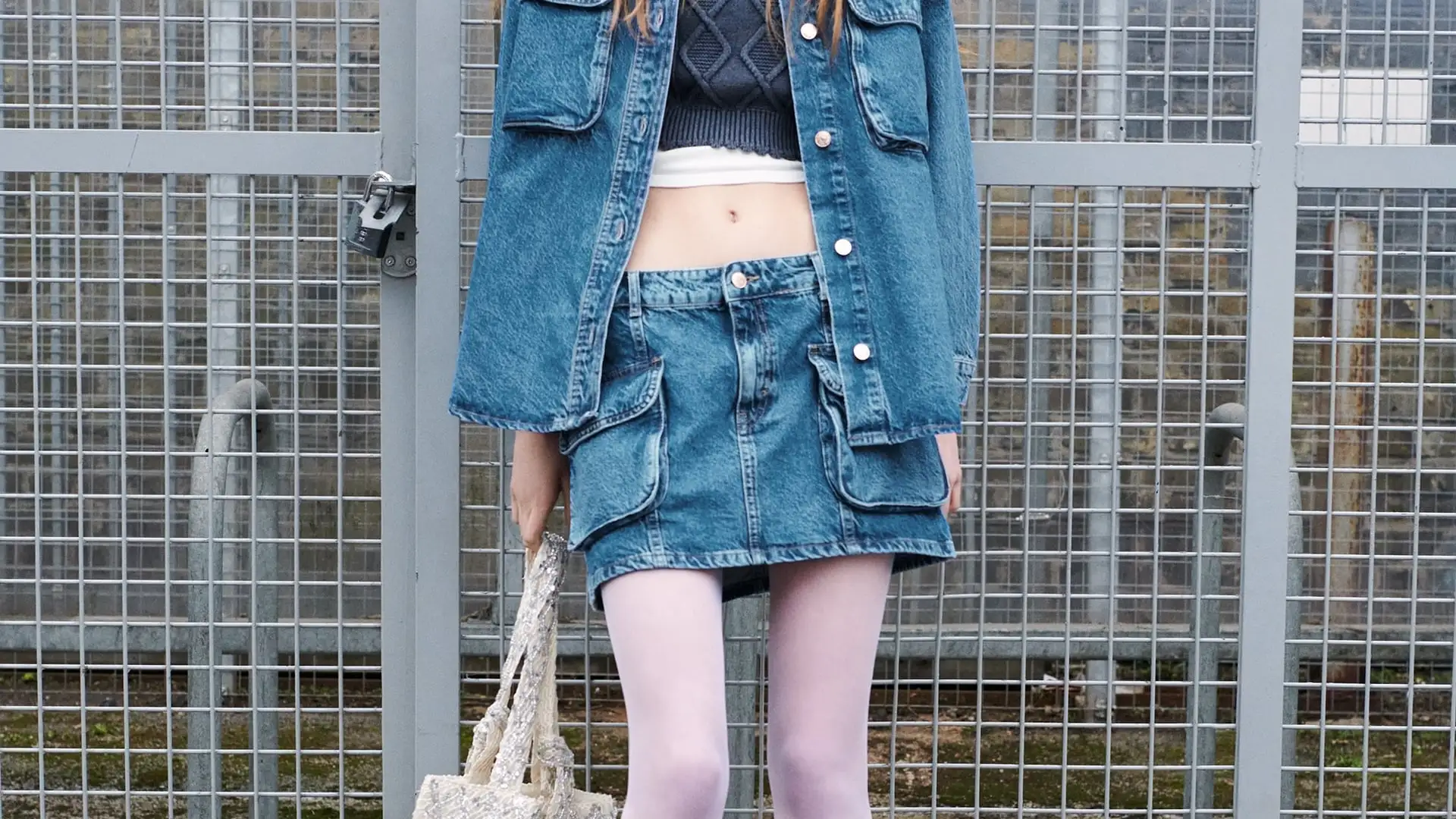 'Total look denim' de Zara