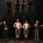 De izquierda a derecha, Isabel Ordaz, Xavi Frau, David Bueno y Pere Ponce, un elenco que completa Sacha Tomé
