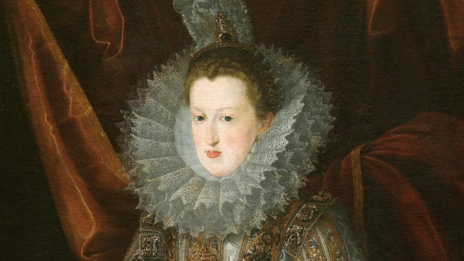 Retrato de Margarita de Austria pintado por Juan Pantoja de la Cruz en 1606