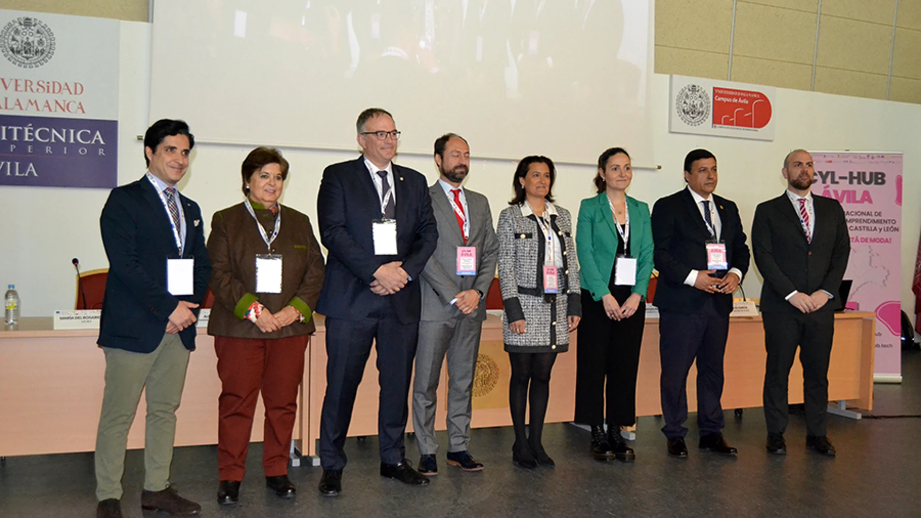 Autoridades presentes en el CYL Hub Ávila