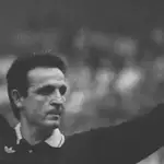 Negreira, durante un partido