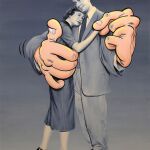 Obra "Hacían buena pareja" del artista Paco Pomet
