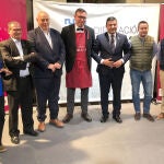 El presidente de la Diputación de Ávila, Carlos García, durante la presentación del XXIV Campeonato Mejor Sumiller de Castilla y León