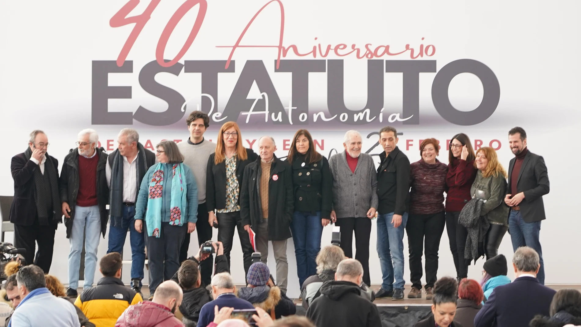 CCOO y UGT conmemoran el 40 aniversario del Estatuto de Autonomia