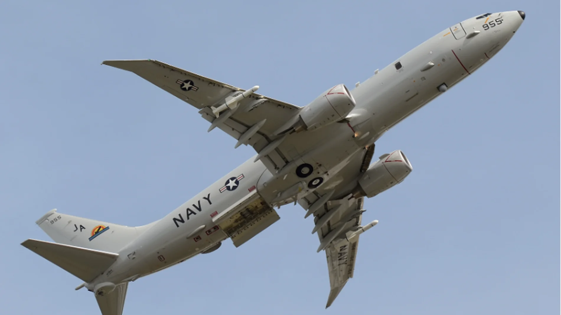 Un avión de reconocimiento P-8A Poseidon de EEUU