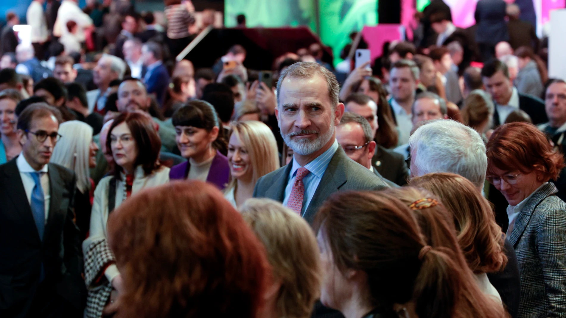 Felipe VI en el Mobile World Congress de Barcelona