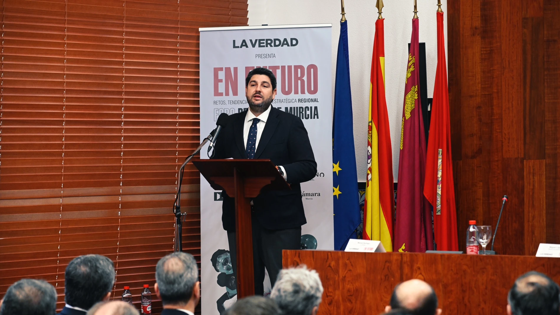 El presidente de la Comunidad, Fernando López Miras