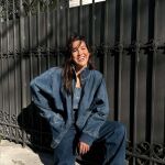 Alba Díaz con bomber de Zara.