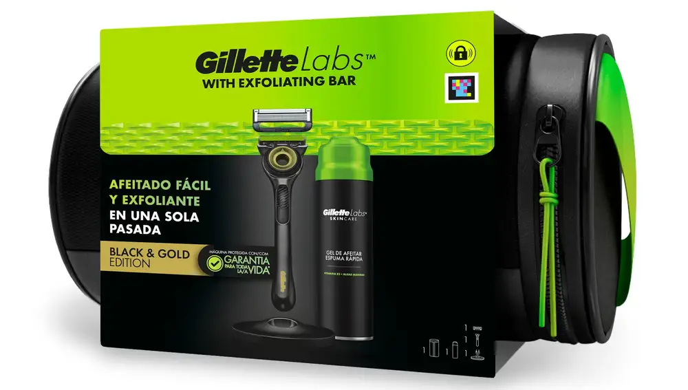 Neceser Gillette Labs con barra exfoliante