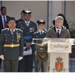 El ministro Marlaska, durante la celebración del acto