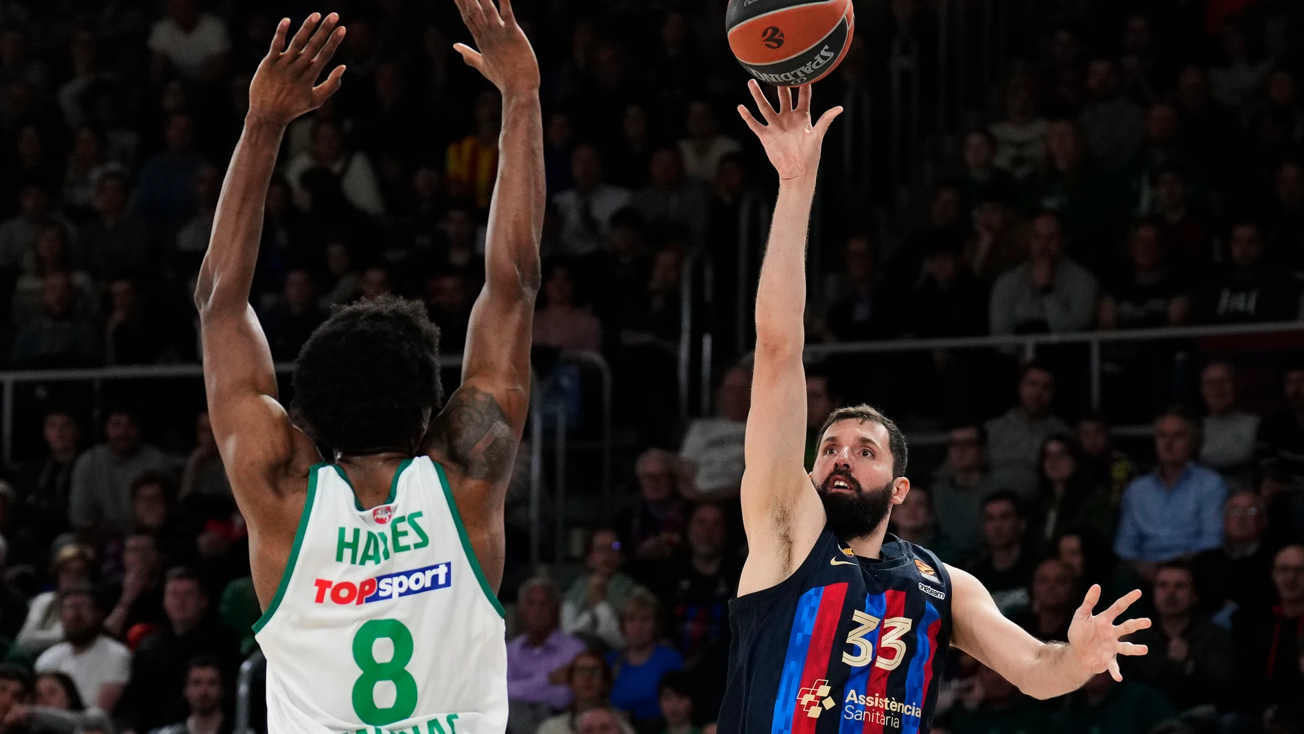 Mirotic fue imparable para la defensa del Zalgiris