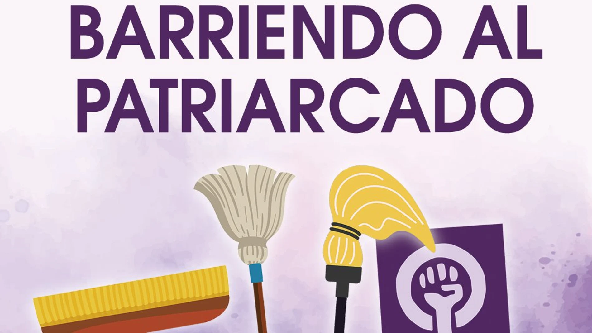 El polémico cartel del Partido Comunista para el 8-M: usa escobas y fregonas