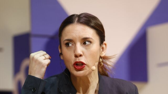 La ministra de Igualdad, Irene Montero