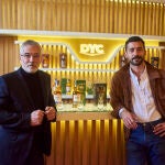  Los anfitriones de excepción David Cantero y su hijo Álvaro Berro, para esta iniciativa