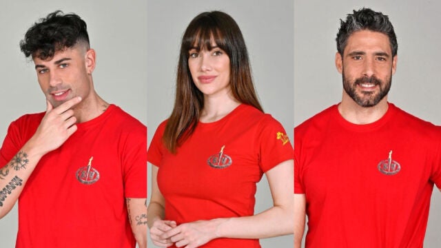 Diego Pérez, Adara Molinero y Jaime Nava