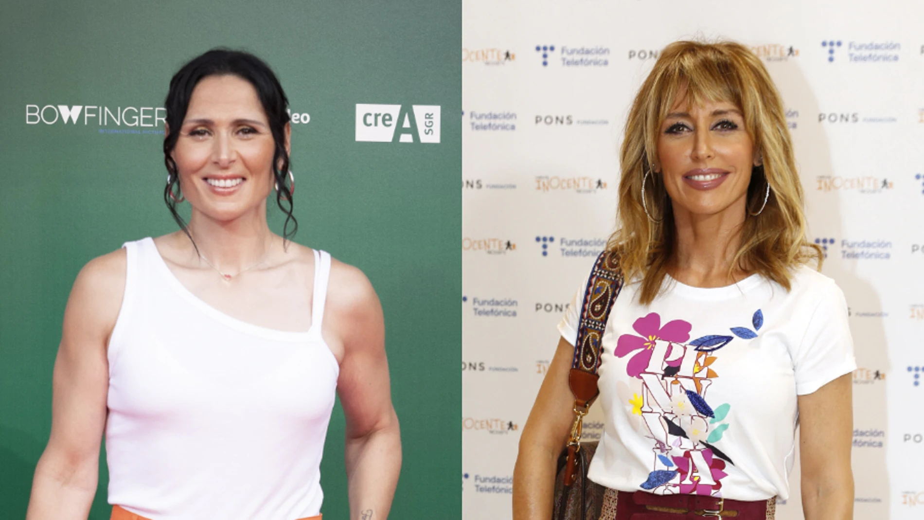 Rosa López y Emma García